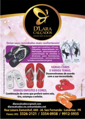 DLara Calçados - Chinelos Personalizados e Customizados Londrina PR