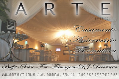 Arte Eventos - Buffet, Decoração, Foto, Filmagem e Dj Londrina PR